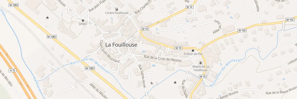 Plan du 12 Rue de la Croix de Mission à La Fouillouse