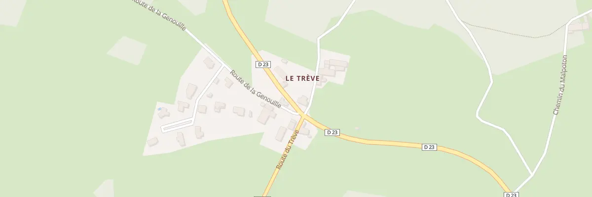 Plan du 5018 Le Treve à Saint-Victor-Malescours