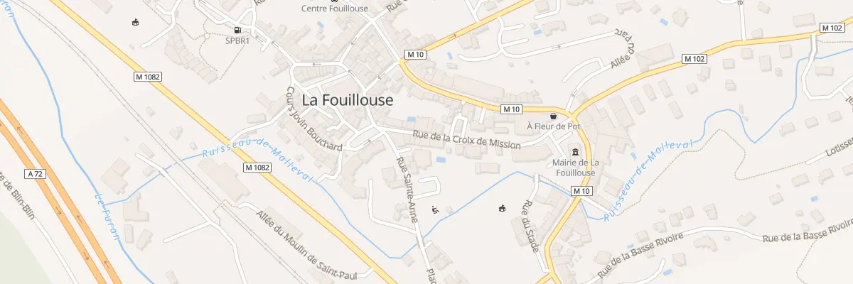 Plan du 7 Rue de la Croix de Mission à La Fouillouse