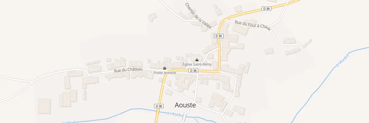 Plan du 31 Rue du Chateau à Aouste