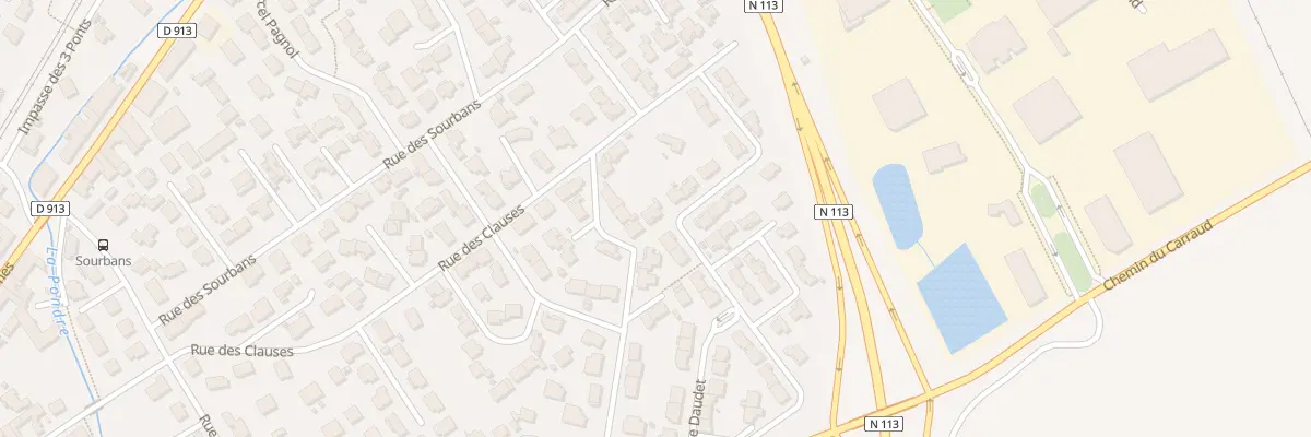 Plan du 17 Rue Jean Mermoz à Milhaud