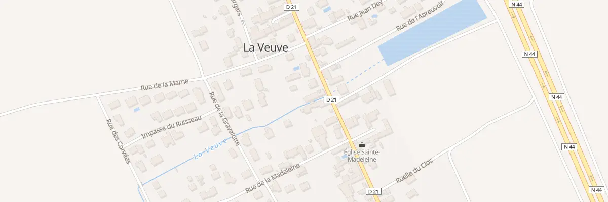 Plan du 31 Rue de Champagne à La Veuve