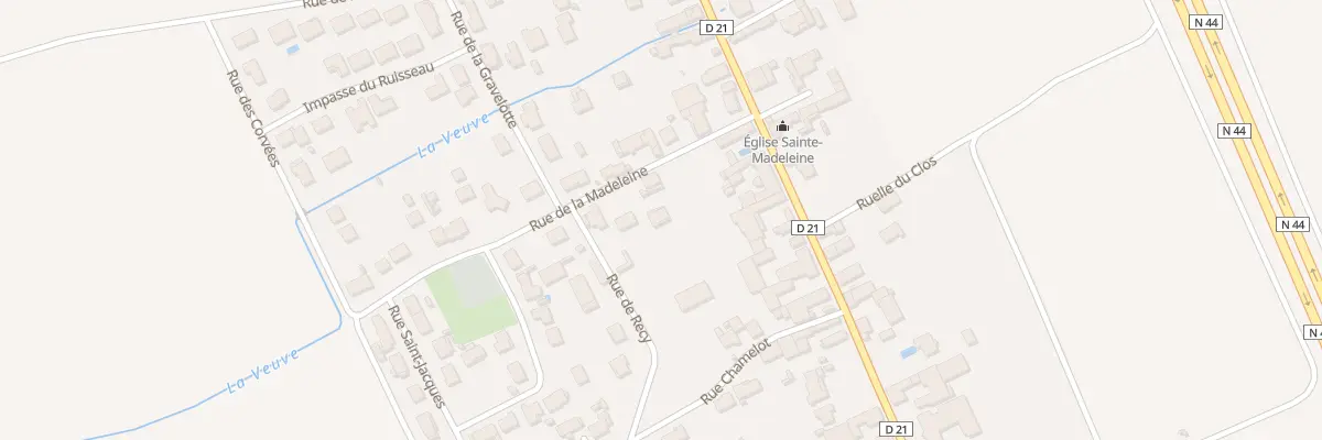 Plan du 3B Rue de la Madeleine à La Veuve