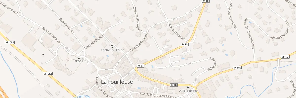 Plan du 5 Rte de Saint Galmier à La Fouillouse