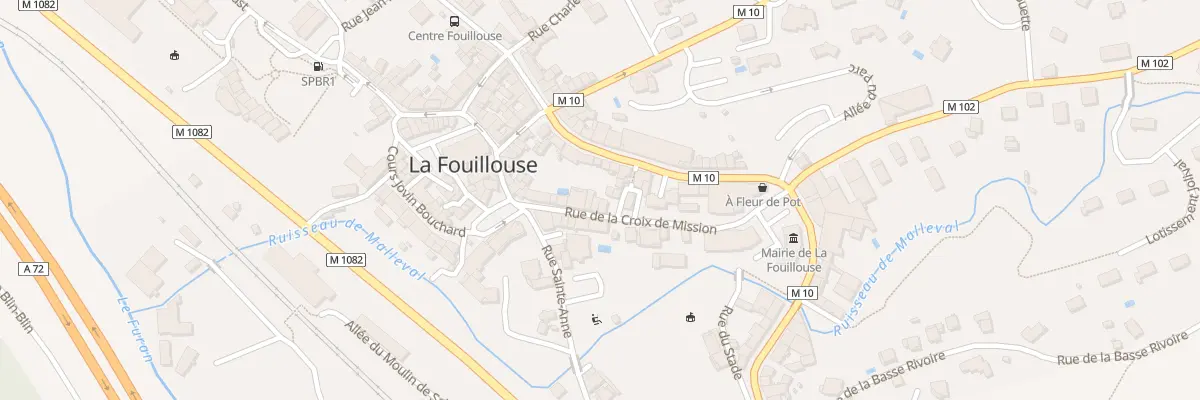 Plan du 8T Rue de la Croix de Mission à La Fouillouse