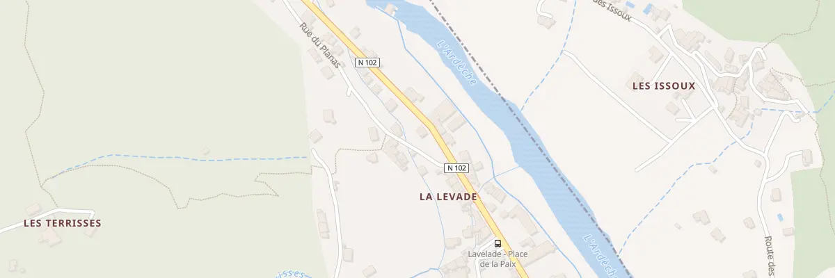 Plan du 20 Rte du Puy à Lalevade-d’Ardèche