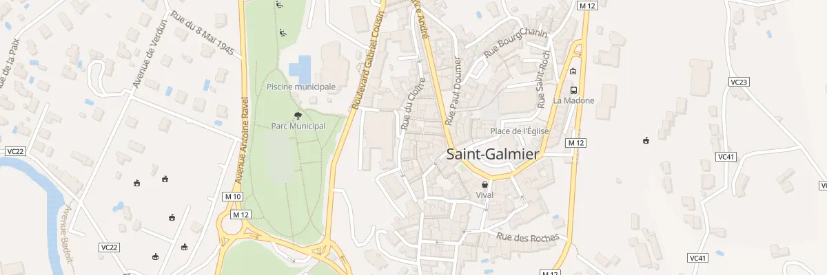 Plan du 5 Rue St Barthelemy à Saint-Galmier