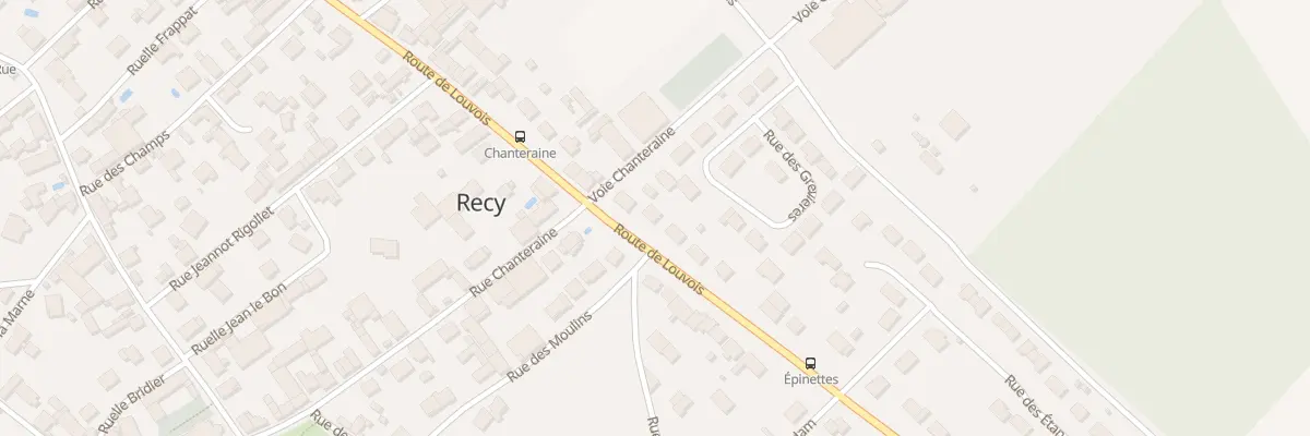 Plan du 12B Rte de Louvois à Recy