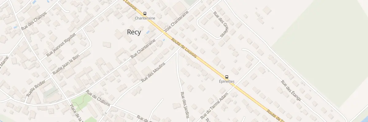 Plan du 9B Rte de Louvois à Recy