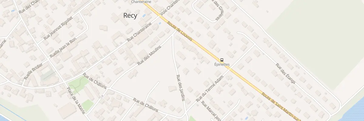 Plan du 10 Rue des Jardins à Recy