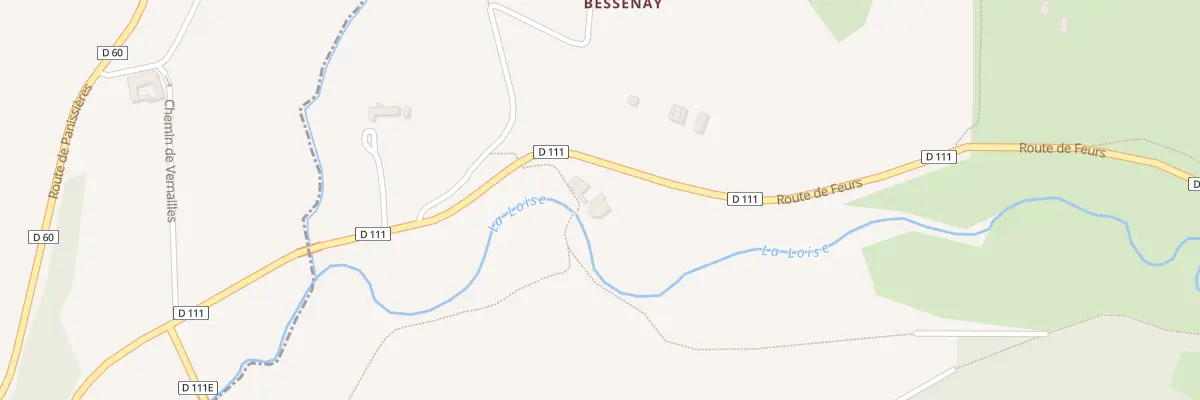 Plan du 3099 Rte de Feurs à Essertines-en-Donzy