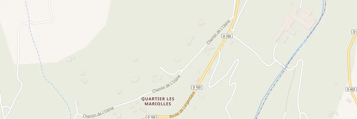 Plan du 471 Che de l’Usine à Chassiers