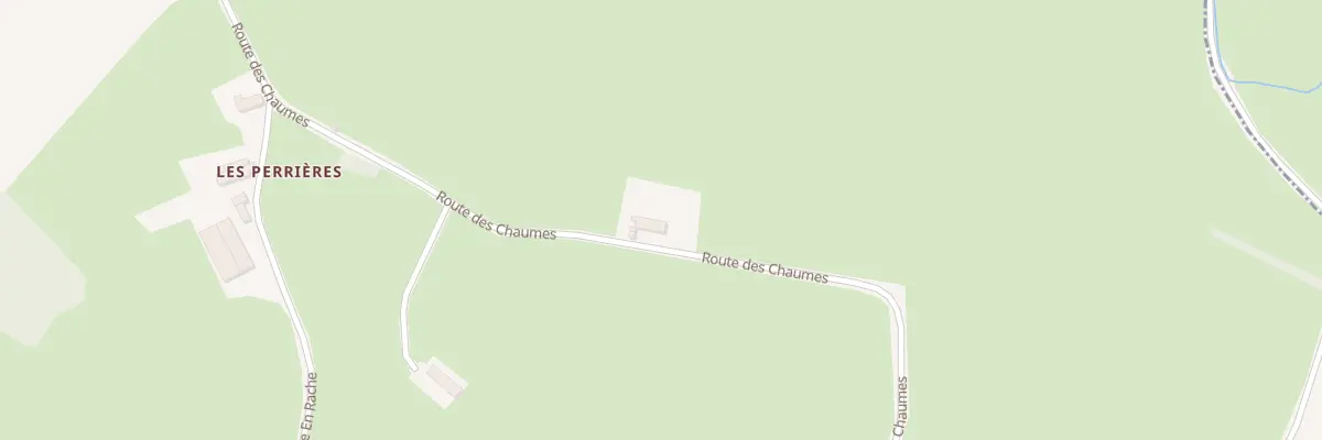 Plan du 607 Rte des Chaumes à Ouroux-sous-le-Bois-Sainte-Marie