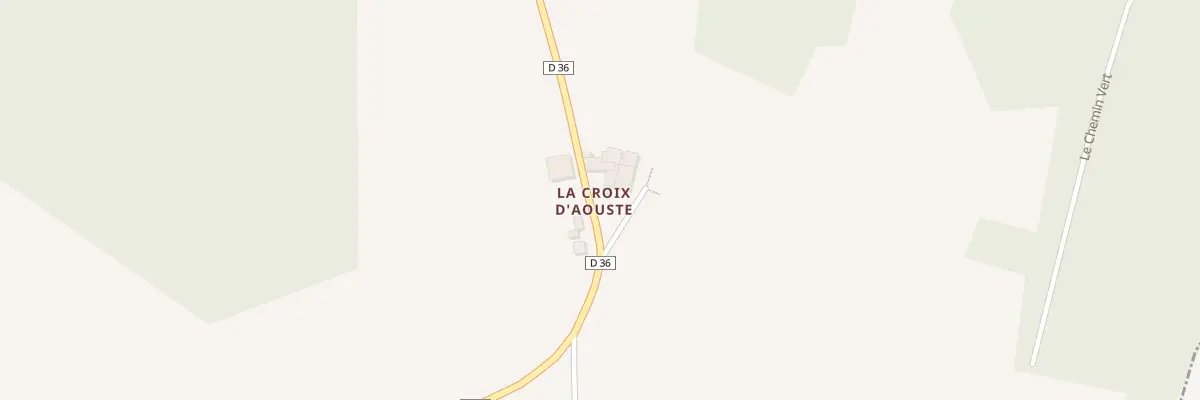 Plan du 5003 La Croix d’Aouste à La Férée