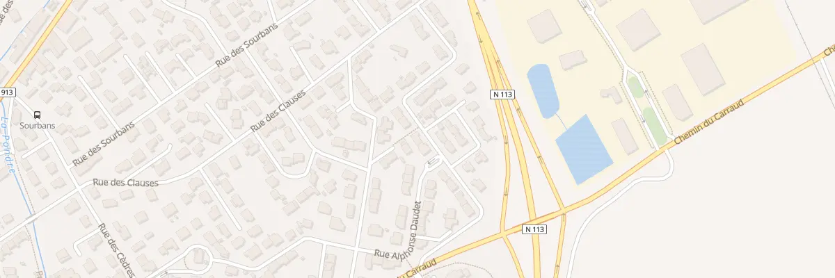 Plan du 11 Rue Jean Mermoz à Milhaud