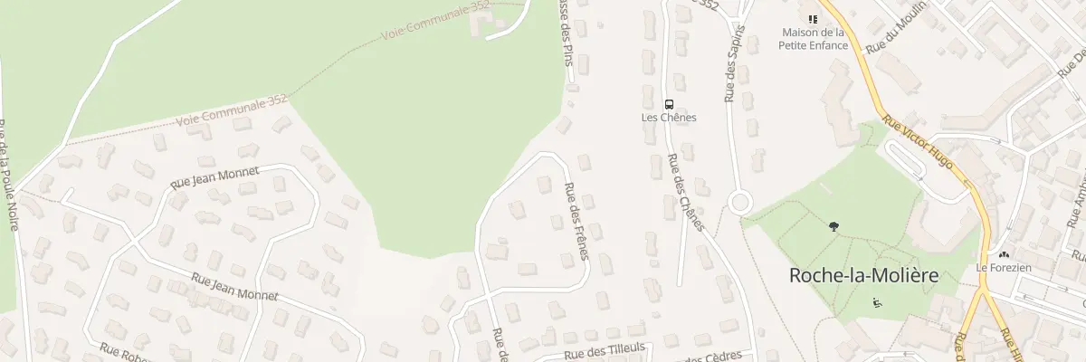 Plan du 9 Rue des Frenes à Roche-la-Molière