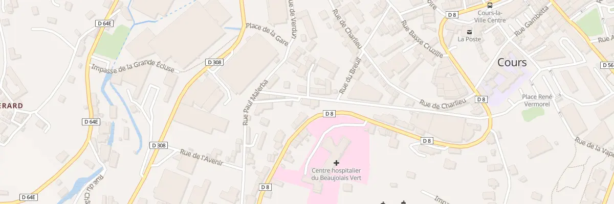 Plan du 293 Rue de la Republique à Cours