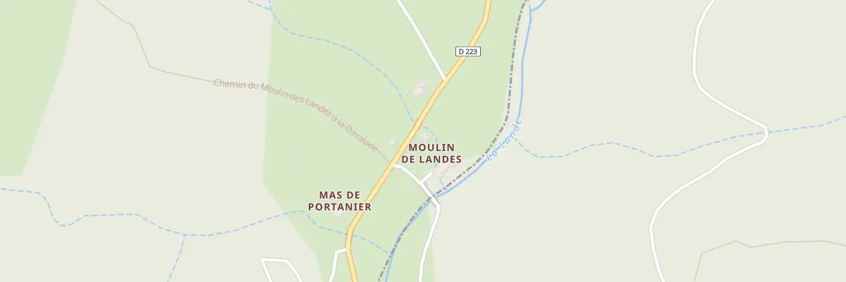 Plan du 39D Che du Moulin à Chassiers