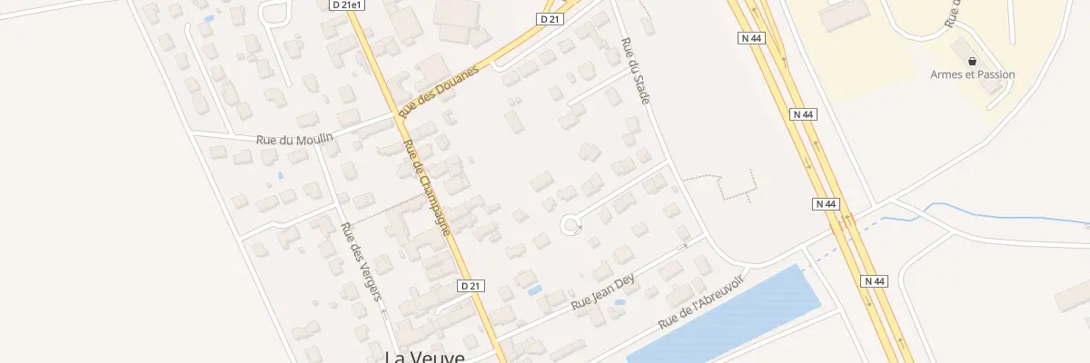 Plan du 16 Rue Résidence du Stade à La Veuve