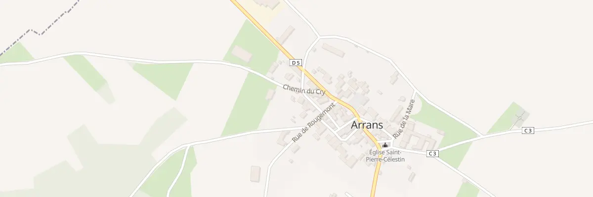 Plan du 1 Rue Chape à Arrans