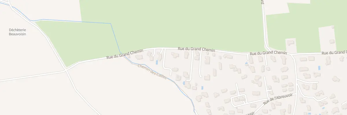 Plan du 679 Rue du Grand Chemin à Beauvoisin