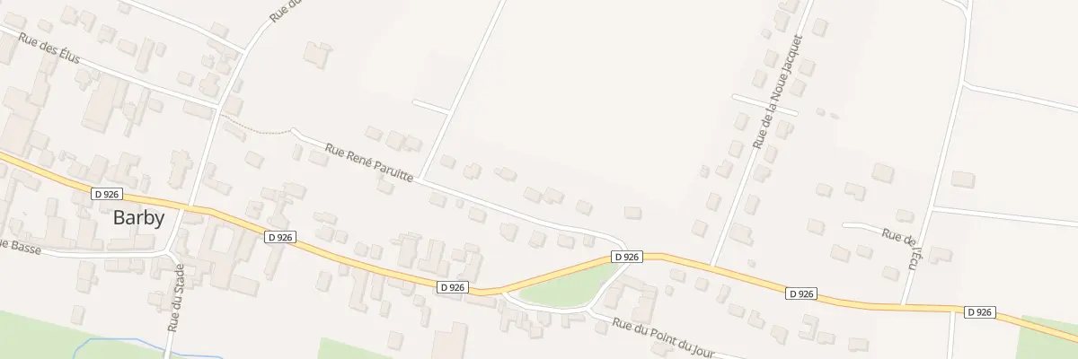 Plan du 10 Rue Rene Paruitte à Barby