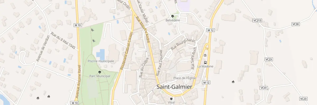 Plan du 11 Rue Paul Doumer à Saint-Galmier