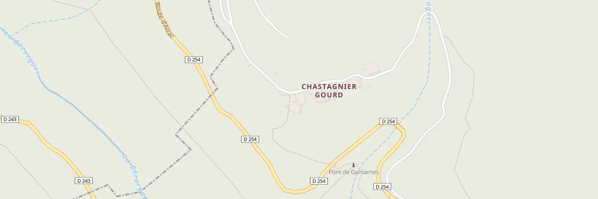 Plan du 5110 Chastagner Gourd à Aizac