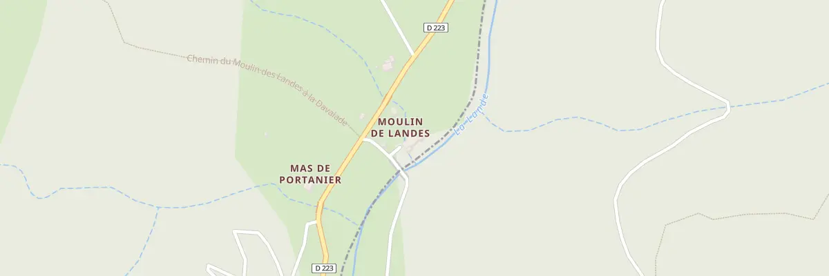 Plan du 39 Che du Moulin à Chassiers