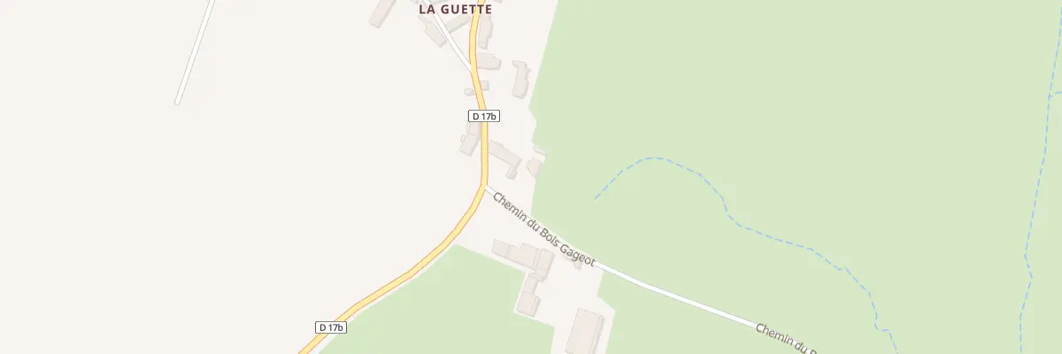 Plan du 3 Che du Bois Gageot à Liernais