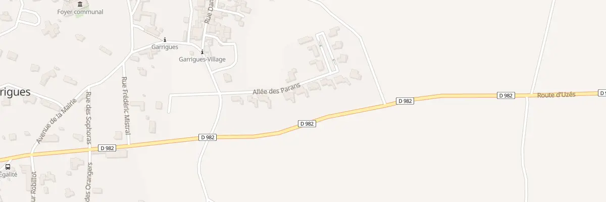 Plan du 5 All des Parans à Garrigues-Sainte-Eulalie