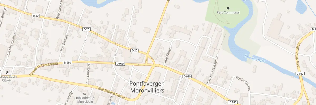 Plan du 1 Rue Saint Brice à Pontfaverger-Moronvilliers
