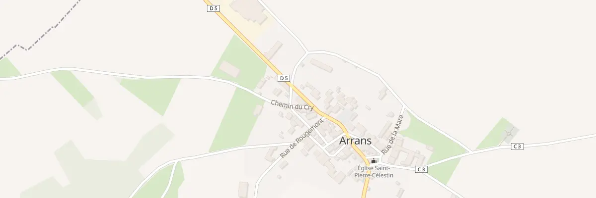 Plan du 15 Gr Grande Rue à Arrans