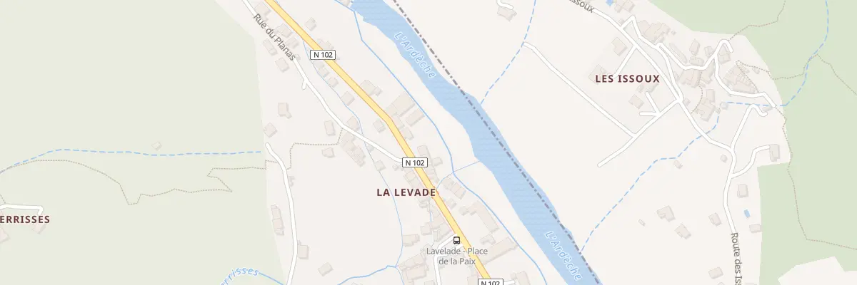 Plan du 23 Rte du Puy à Lalevade-d’Ardèche