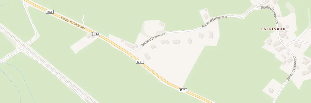 Plan du 22 Rte d’Entrevaux à Saint-Symphorien-de-Marmagne