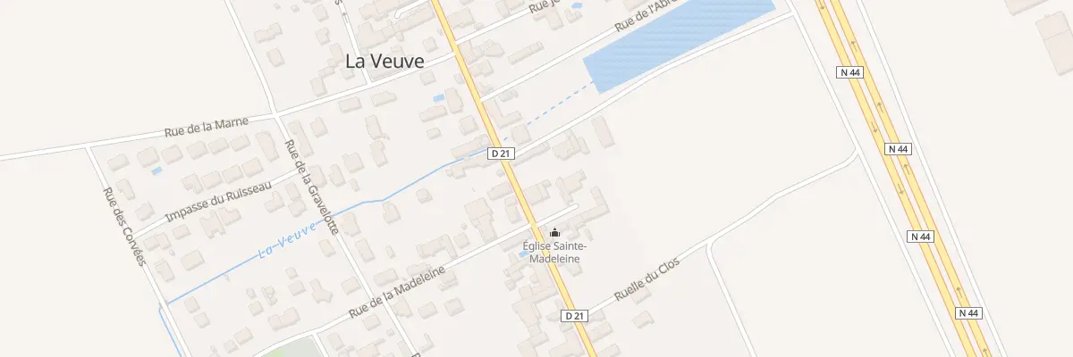 Plan du 20 Rue de Champagne à La Veuve