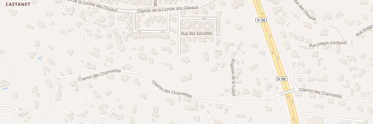 Plan du 9 Imp des Vanneaux à Nîmes
