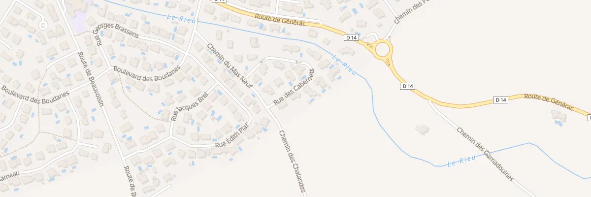 Plan du 19 Rue des Cabernets à Aubord