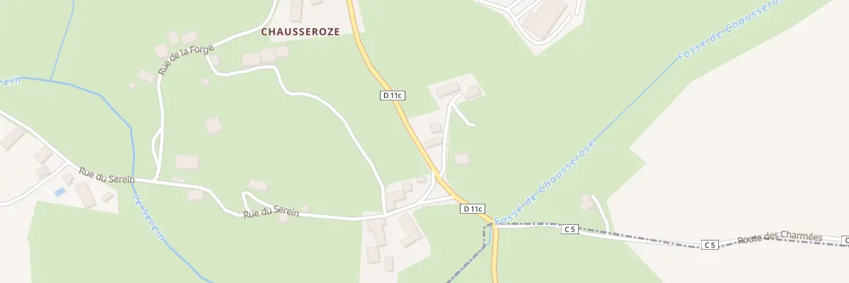Plan du 3 Rue du Château (chausseroze) à Vic-sous-Thil