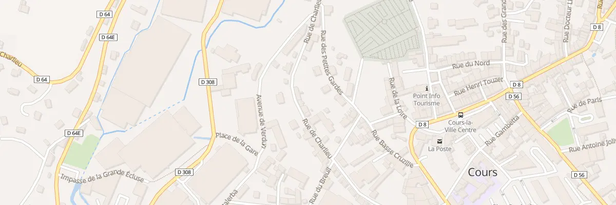 Plan du 318 Rue de Charlieu à Cours