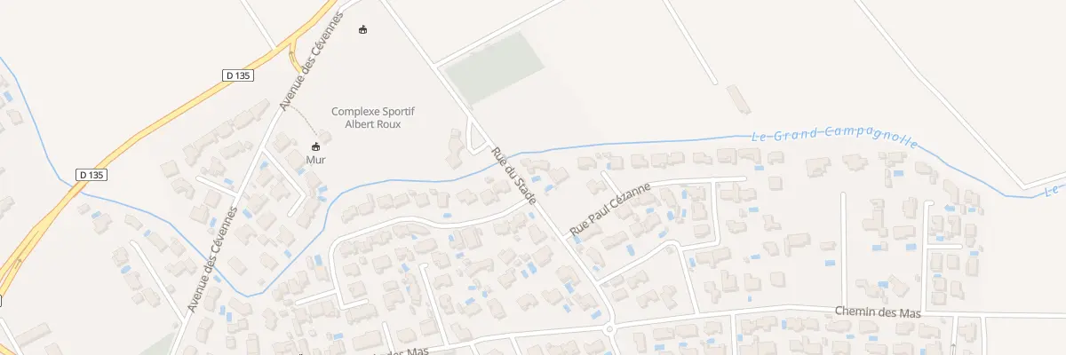 Plan du 5347 Rue du Stade à Aubord