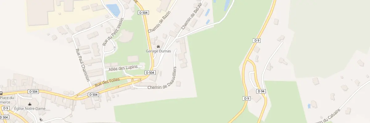 Plan du 172 Che de Deauvilliers à Thizy-les-Bourgs