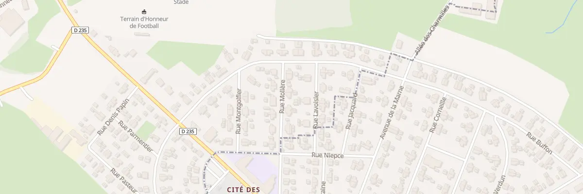 Plan du 163A Rue Molière à Sanvignes-les-Mines