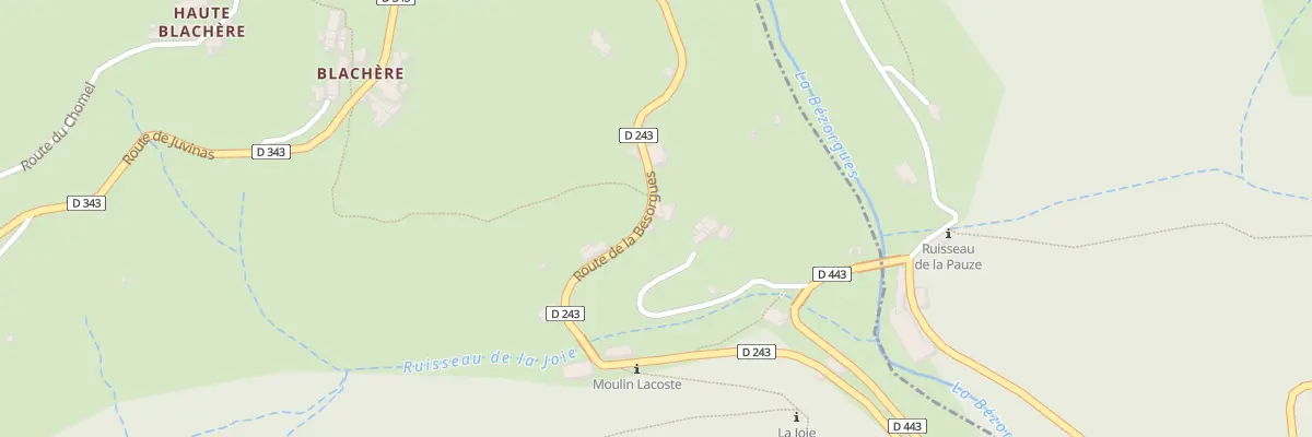 Plan du 5067 Moulin Lacoste à Juvinas