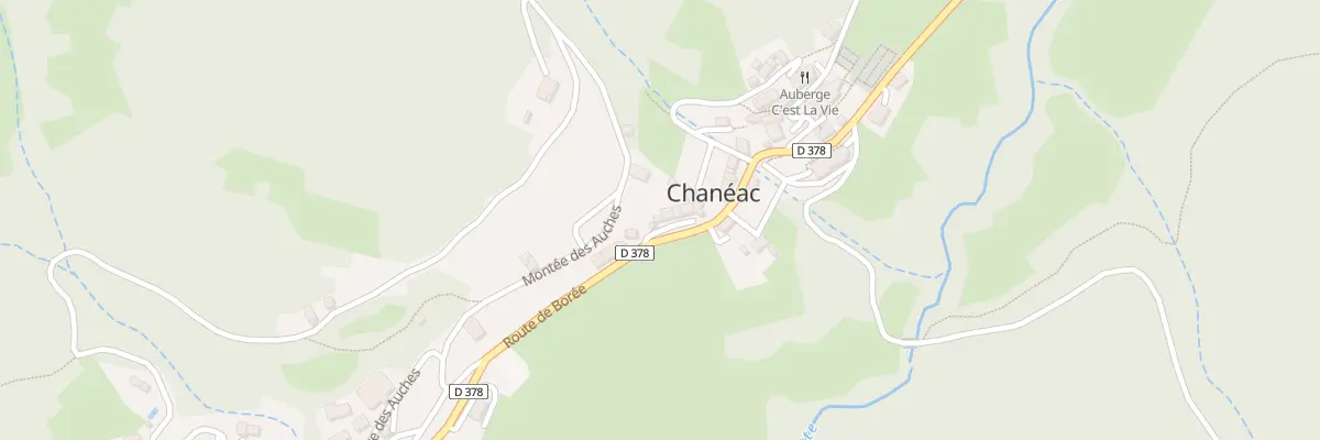 Plan du 130 Rte de Boree à Chanéac