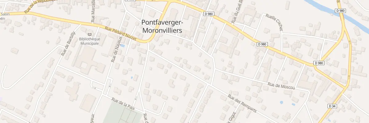 Plan du 1C Rue des Remparts à Pontfaverger-Moronvilliers