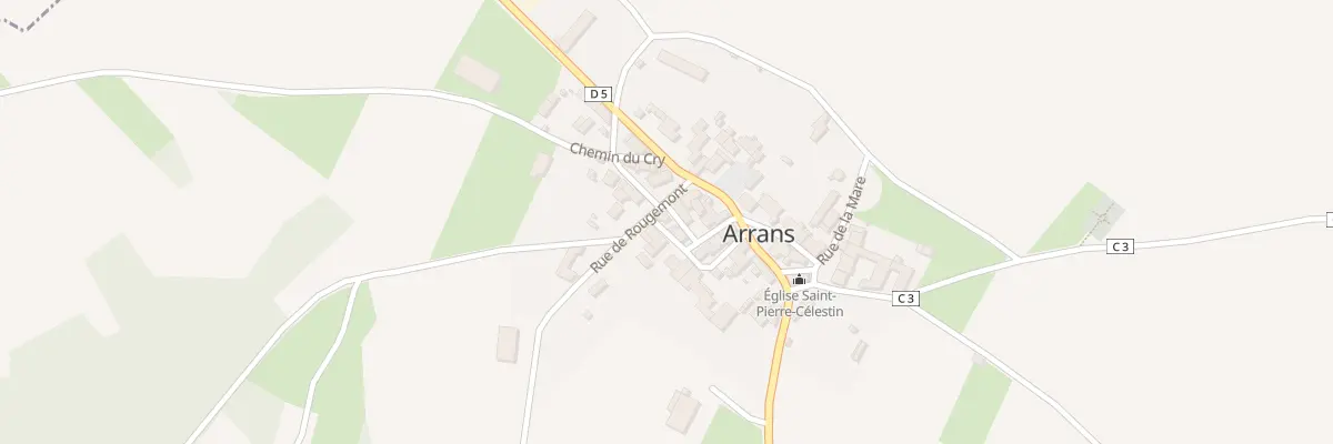 Plan du 5 Rue de Rougemont à Arrans