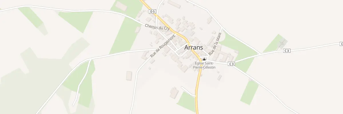 Plan du 3 Rue des Lampions à Arrans