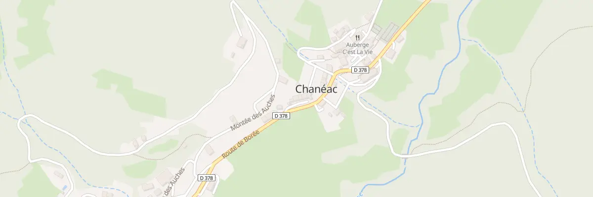 Plan du 120 Rte de Boree à Chanéac
