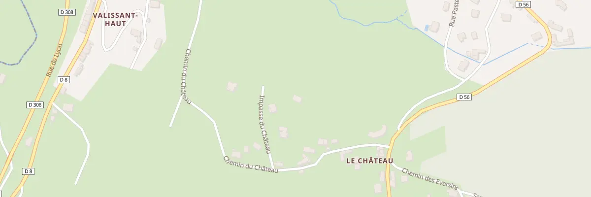 Plan du 180 Imp du Chateau à Cours